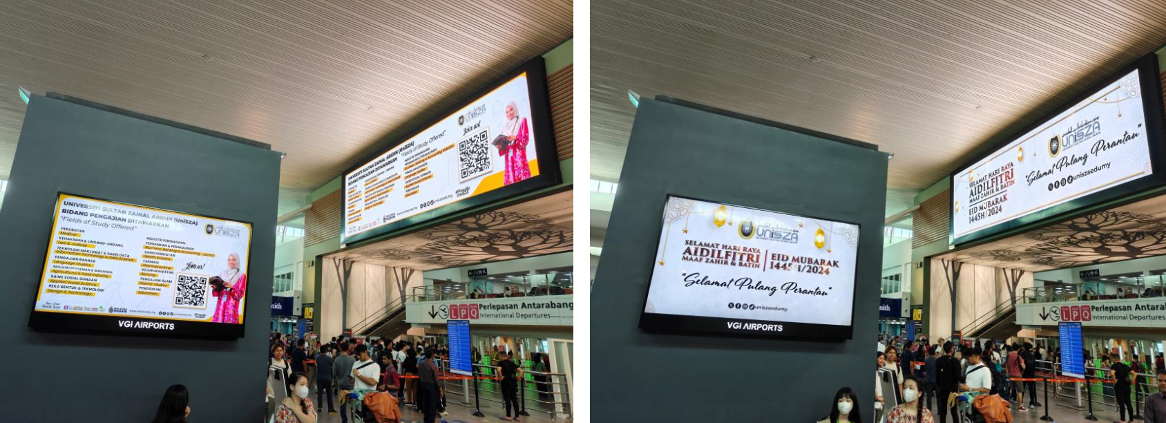 UniSZA KLIA 2 Screen